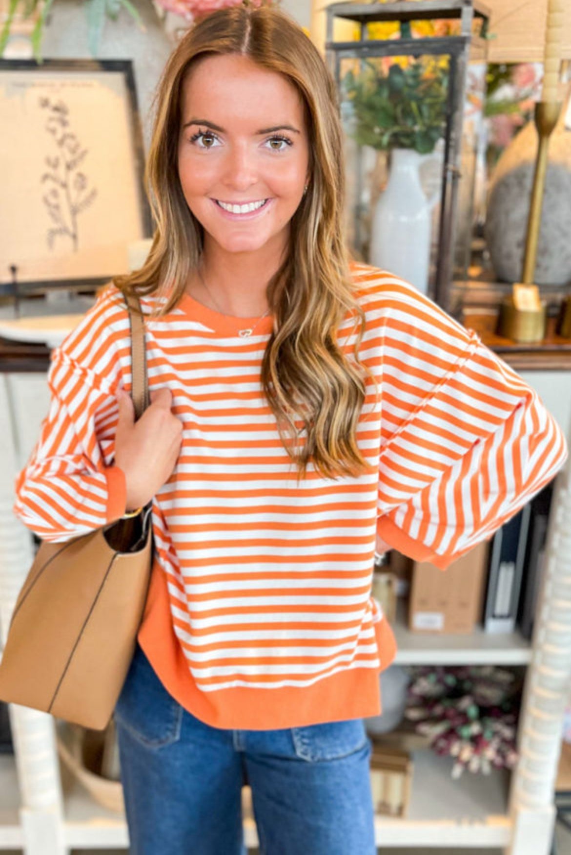 Creamsicle Striped Top