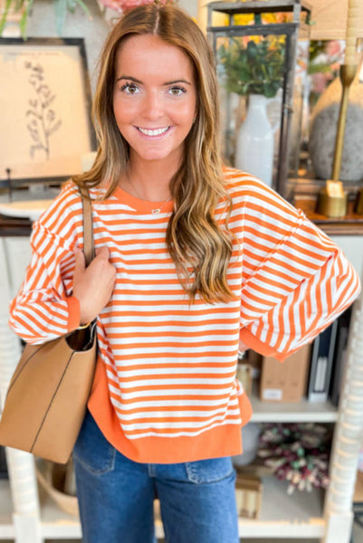 Creamsicle Striped Top