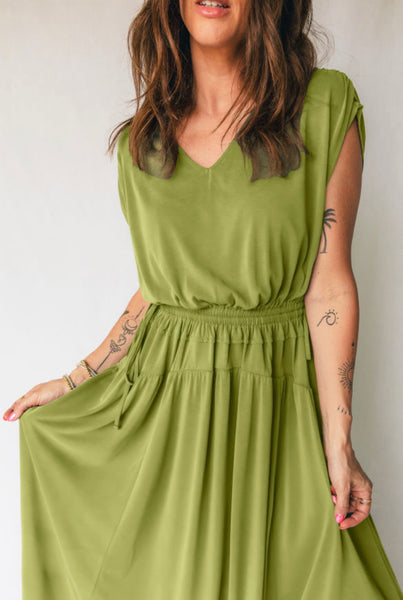 Fern V-Neck Dress