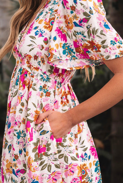 Summer Breeze Floral Maxi