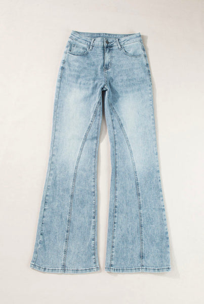 Dusk Blue Wide Leg Jeans