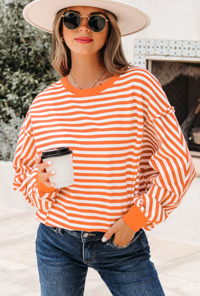 Creamsicle Striped Top