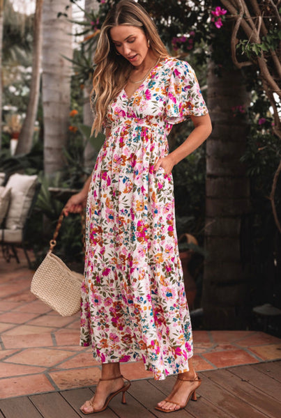 Summer Breeze Floral Maxi