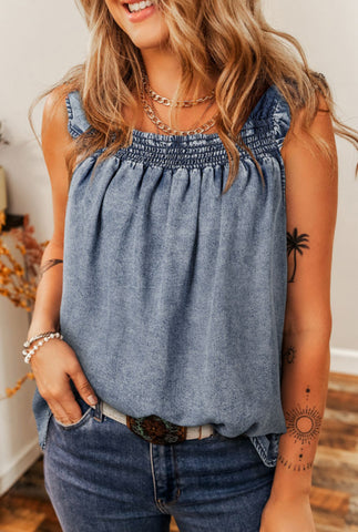 Ashleigh Blue Denim Top