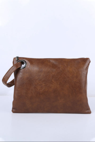 Vintage Leather Clutch