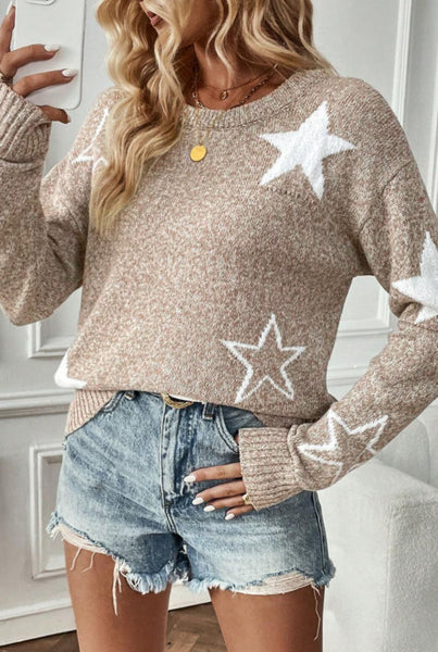 Sandy Star Sweater