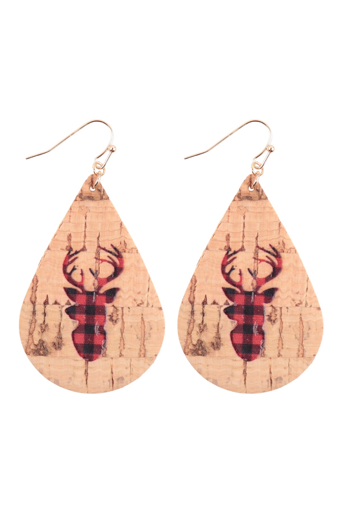 Teardrop Antler Earrings